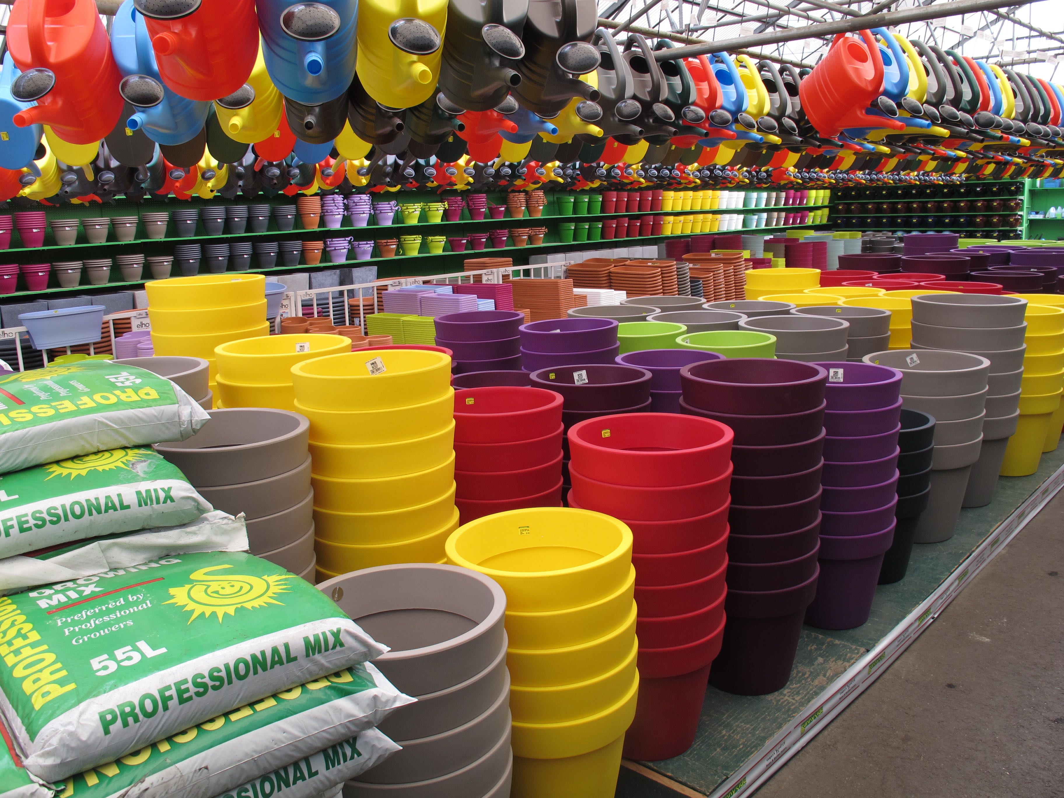 Sea of colour with Sunnyside containers